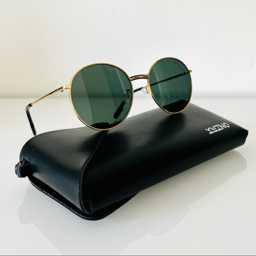 KENZO SUNGLASSES KZ40089F 30N 56/19/145 Gold Frame with Green Lenses New!
